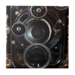 Antique Camera Photography Vintage Lens Film Tile