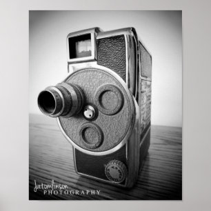 Antique Camera Poster