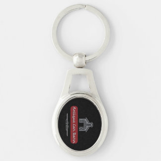 Antique Car Barn Keychain - Oval