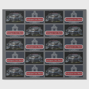 Antique Car Barn  Wrapping Paper