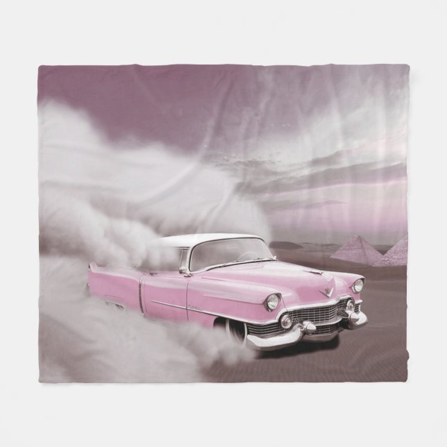 Antique Car Fleece Blanket (Front (Horizontal))