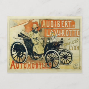 Antique Car French Postcard