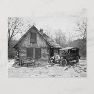 Antique Car in Rock Creek Park, 1920s Postcard