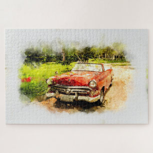 Antique Car Jigsaw Puzzle