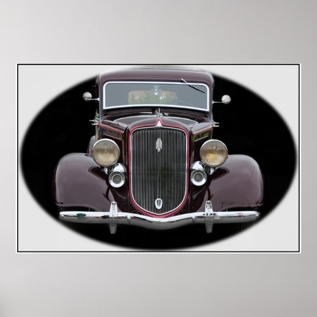 Antique Car Poster (Front)