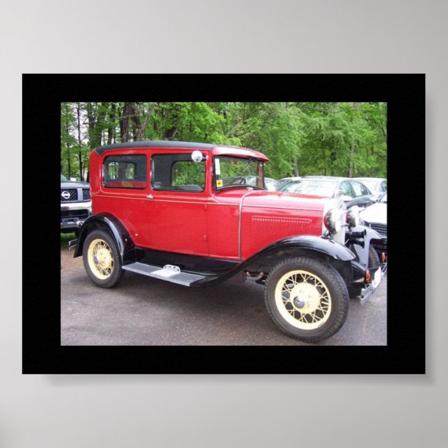Antique car poster (Front)