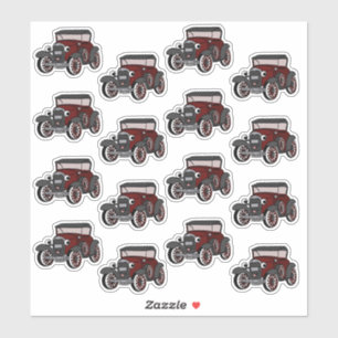 Antique Car Stickers