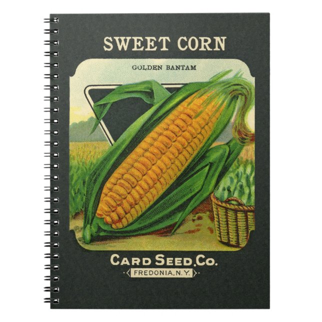 Antique Card Seed Co Packet Blank Notebook (Front)