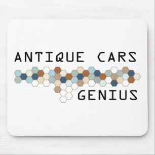 Antique Cars Genius Mouse Pad