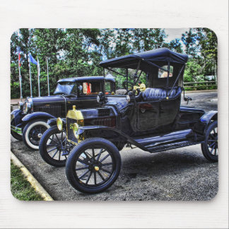 Antique Cars Mouse Pad