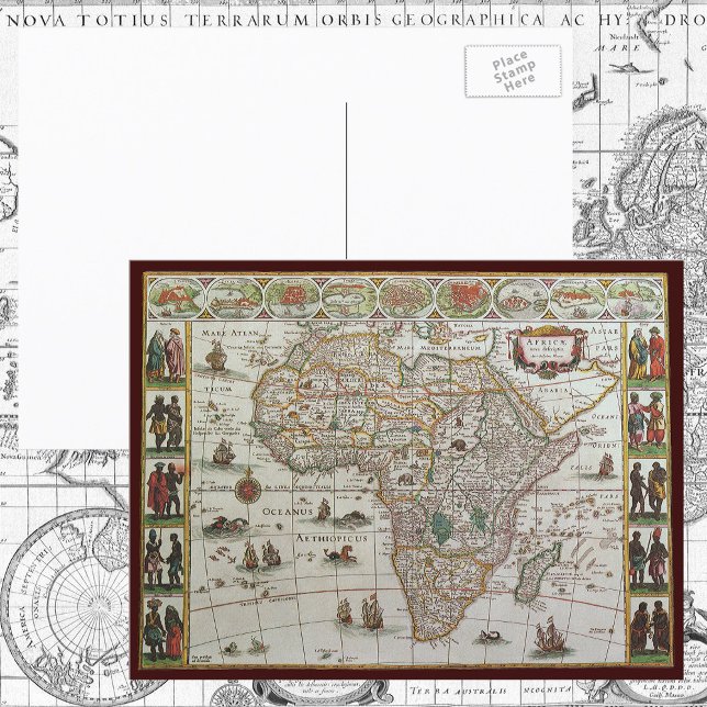 Antique carte de l'Afrique du Vieux Monde par Blae (Créateur téléchargé)