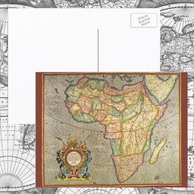 Antique carte Mercator du Vieux Monde de l'Afrique (Créateur téléchargé)