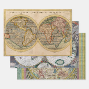 Antique carte Poids lourd Papier de découpage