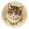 Antique Cat with Bells Stickers