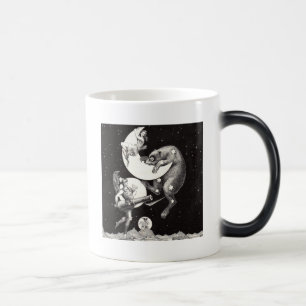 Antique Celestial Moon Goddess & Ursa Major Bear Magic Mug
