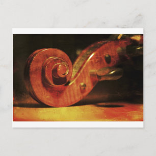 Antique cello postcard