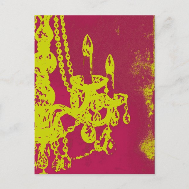 Antique Chandelier ~ Postcard / Invitation (Front)