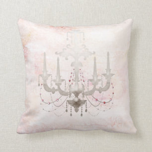 Antique Chandelier Throw Pillow