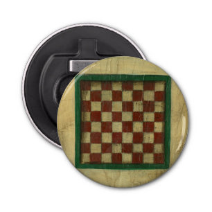 Antique Chequerboard by Ethan Harper Bottle Opener