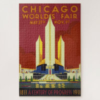 Antique Chicago World's Fair Poster