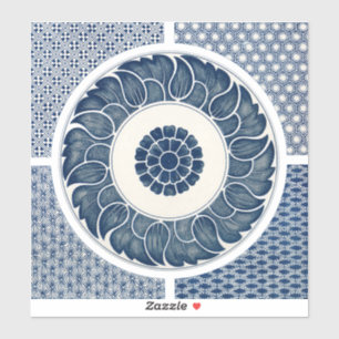 Antique Chinese Blue White Porcelain Pattern
