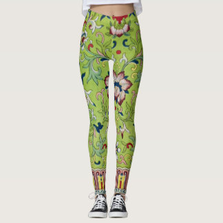 Antique Chinese Design on Leggings