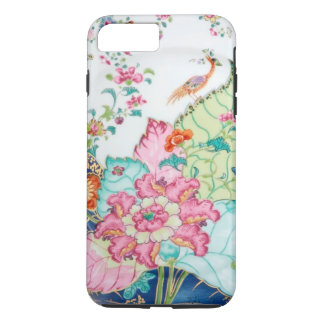 Antique chinoiserie china porcelain bird pattern iPhone 8 plus/7 plus case