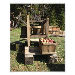 Antique Cider Press Photo Print