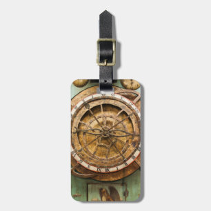 Antique clock face, Germany Luggage Tag
