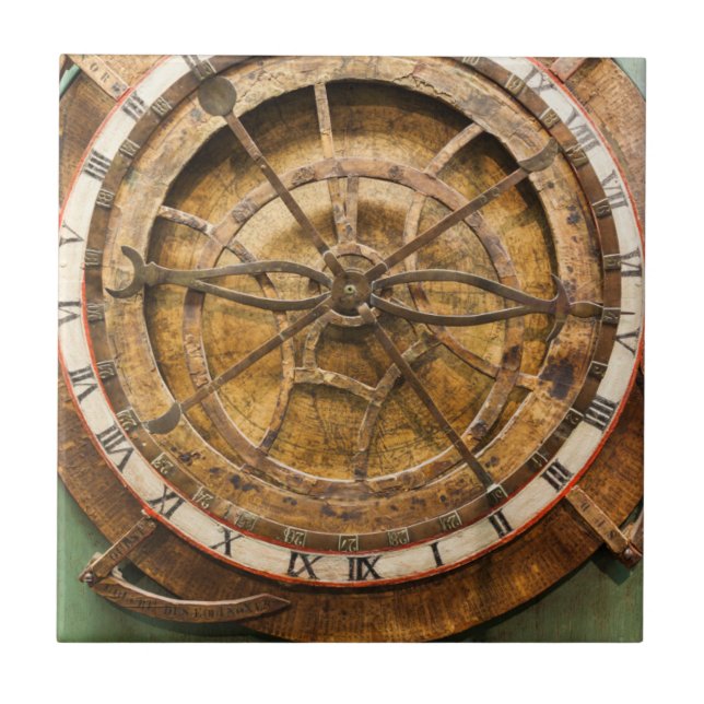 Antique clock face, Germany Tile (Front)