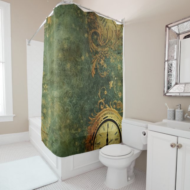 Antique Clockwork Emerald Green Steampunk (In Situ)