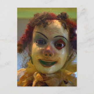antique clown postcard