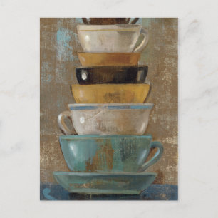 Antique Coffee Cups Postcard