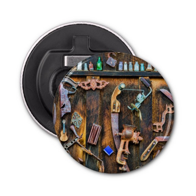 Antique collection on wall bottle opener (Front)