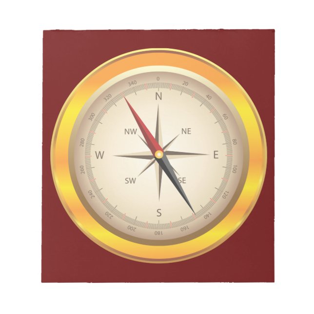 Antique compass notepad (Front)