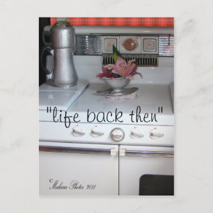 Antique- Cookstove Postcard- #1- customize Postcard