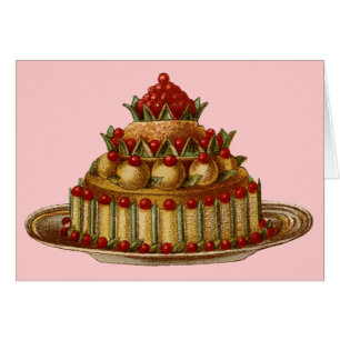 Antique cuisine Fancy Dessert tarte à la cerise