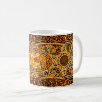 Antique Decorative Italian Gemstone Pattern
