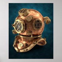 Antique Deep Sea Diving Helmet