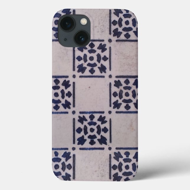 Antique Delft Tile Blue: Classic Dutch Art Pattern Case-Mate iPhone Case (Back)