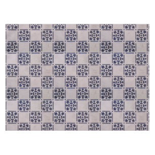 Antique Delft Tile Blue: Classic Dutch Art Pattern Tablecloth