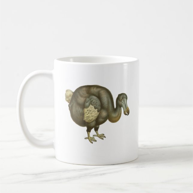 Antique Dodo Bird Natural History Coffee Mug (Left)