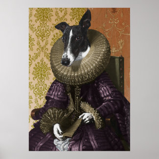 Antique Dog Poster