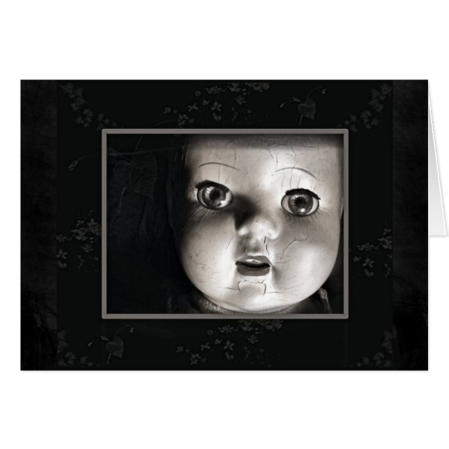 Antique Doll Card (Front Horizontal)