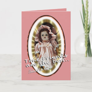 Antique Doll- Patty- personalize as you wish Holiday Card