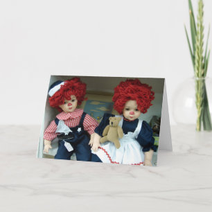 Antique Dolls Card