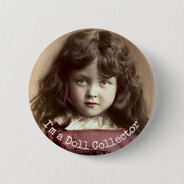 Antique Dolls Pin Standard 2 1/4" Size (Front)