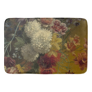 Antique Dutch Master Floral Georgius van Os 1820  Bath Mat