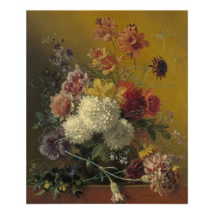 Antique Dutch Master Floral Georgius van Os 1820  Photo Print