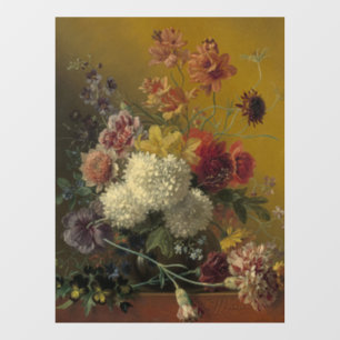 Antique Dutch Master Floral Georgius van Os 1820  Window Cling